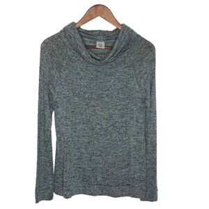 Hello Mello Womens Carefree Threads Cowl‎ Neck Lounge Top Size Medium Pullover